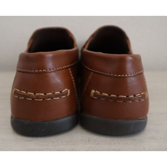 Florsheim 16564-257 Kids Sz 3M Saddle Tan Brown Jasper Venetian Jr. Loafers - Picture 3 of 12